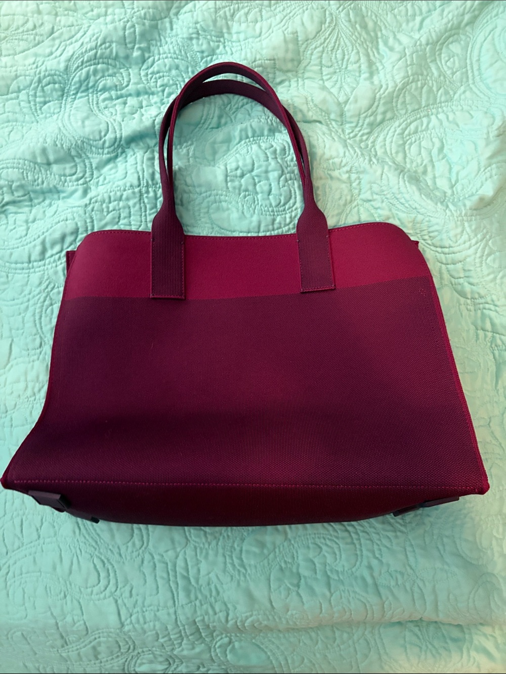 Rothy’s the classic tote in dark aubergine - Picture 2 of 5